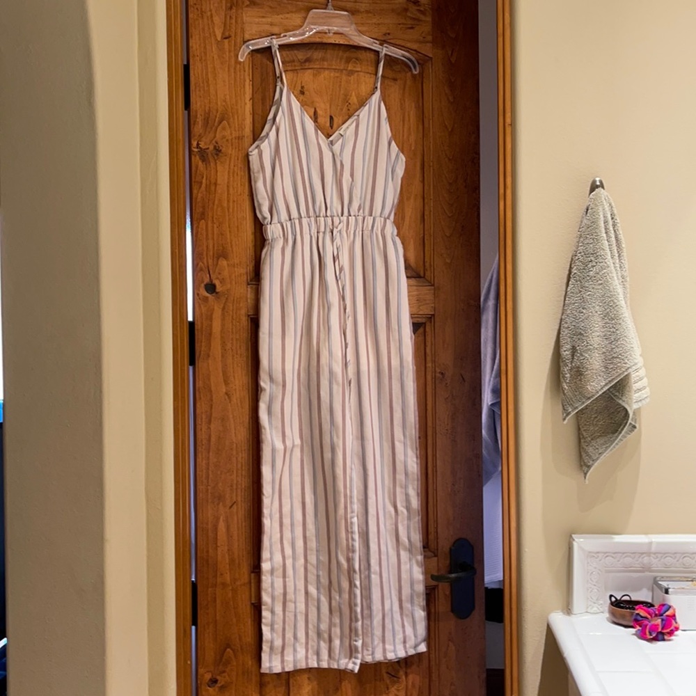 Striped Jump Suit